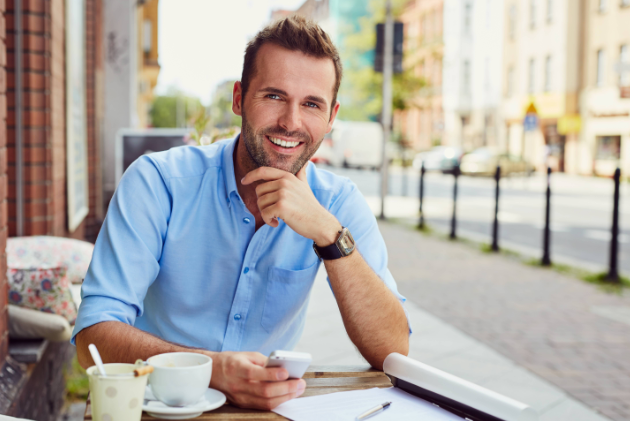 man smiling | dental office poway ca